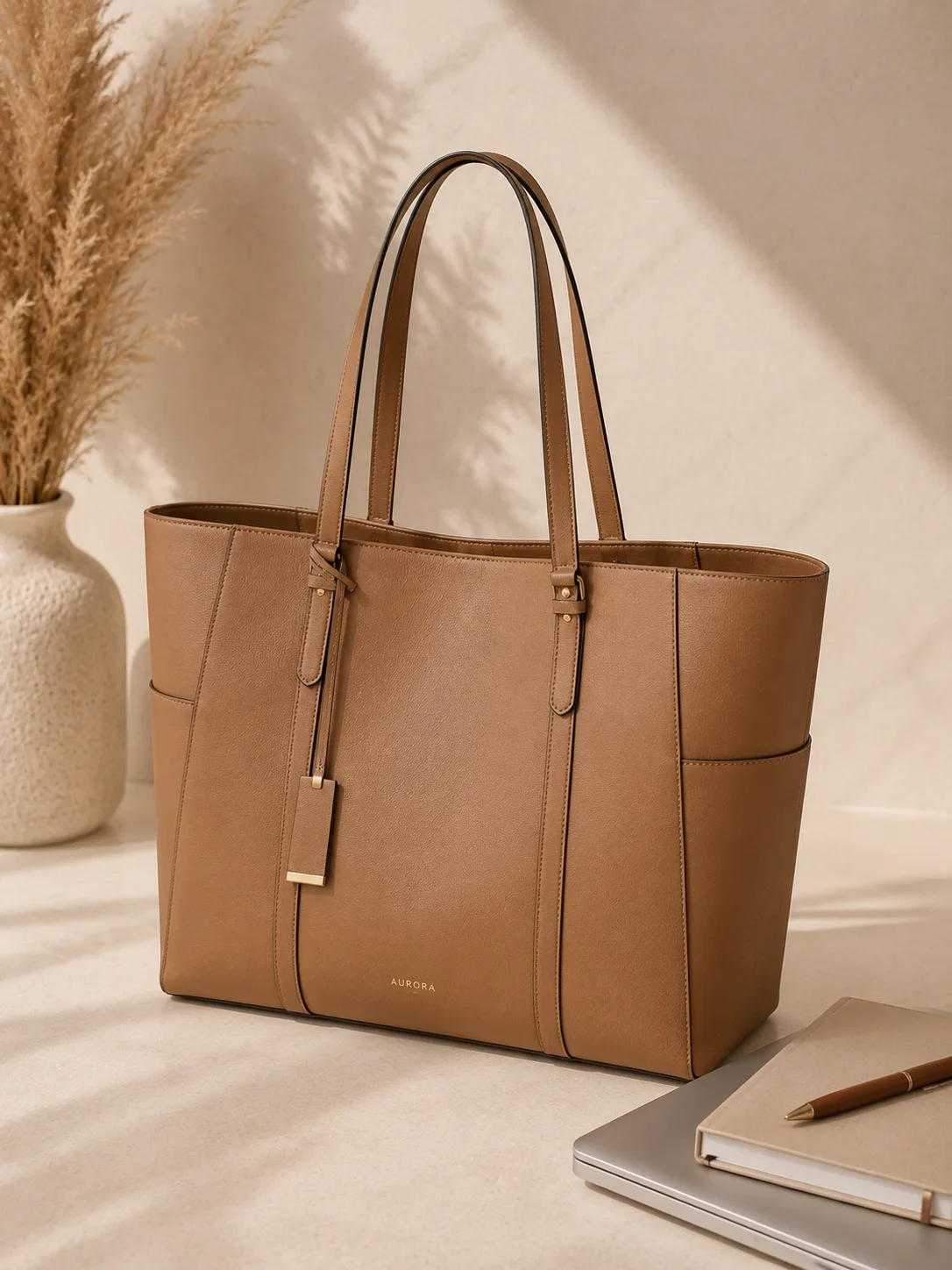Cartera Tote de Cuero